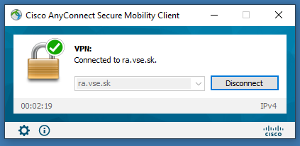username and password